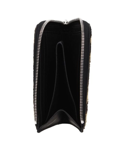Jil Sander Metallic Horsehair Wallet