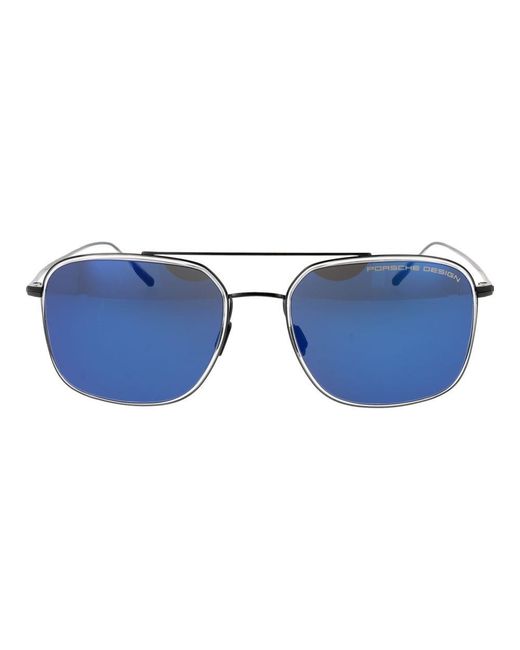 Porsche Design Blue Titanium Sunglasses for men