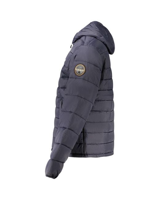 Napapijri Blue Polyamide Jacket for men