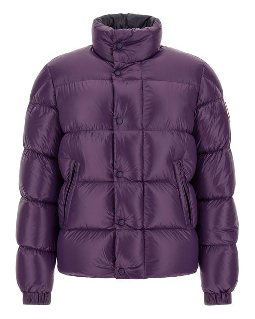 Moncler Purple Polyamide Shell Jacket for men