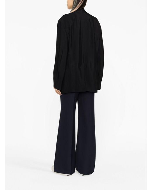 Studio Nicholson Black Conde Single-breasted Blazer