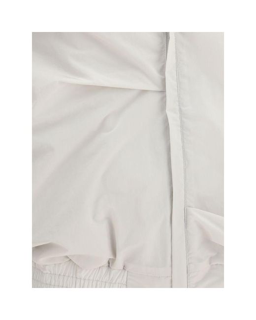 ALAINPAUL White Polyamide Shell Jacket