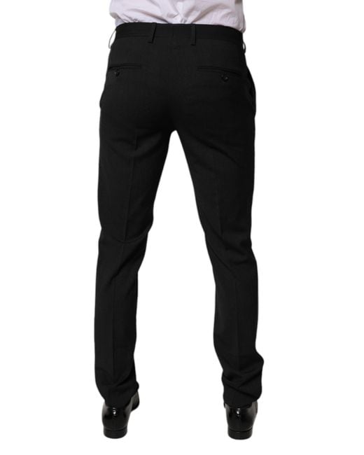 Dolce & Gabbana Black Dress Pants Classic Style for men