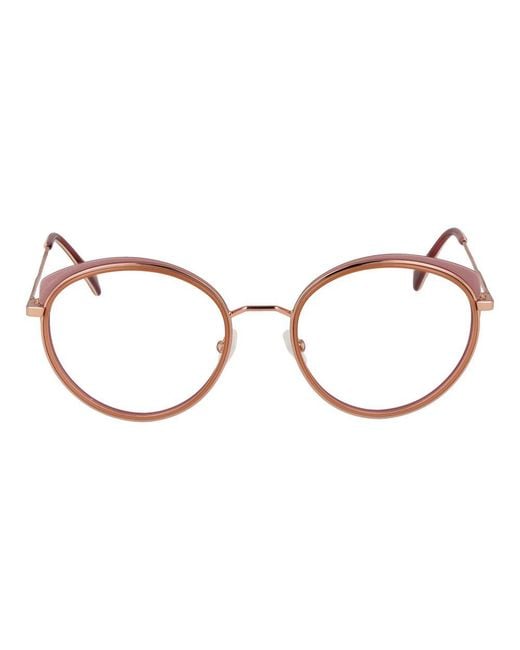 Andy Wolf Brown Metal Glasses (Frames)