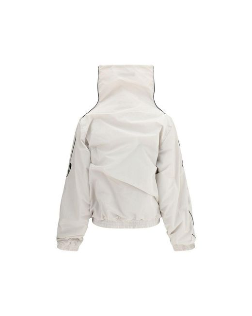 ALAINPAUL White Polyamide Shell Jacket