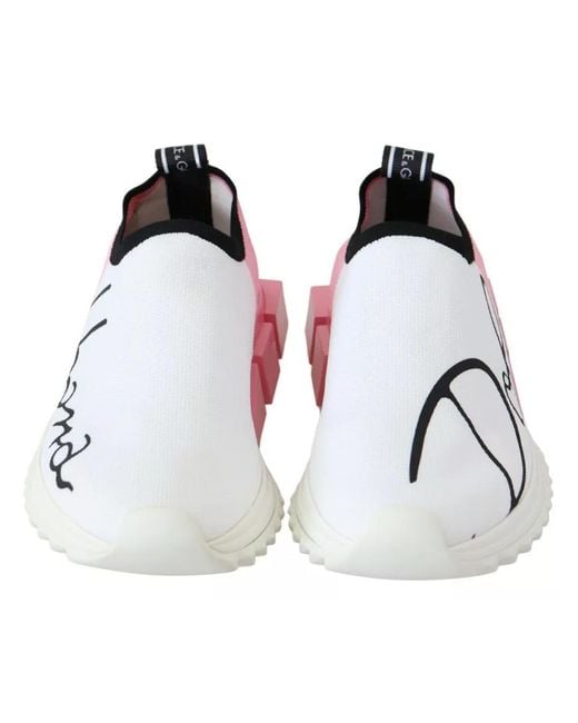 Dolce & Gabbana Black Logo Sorrento Sneakers Shoes