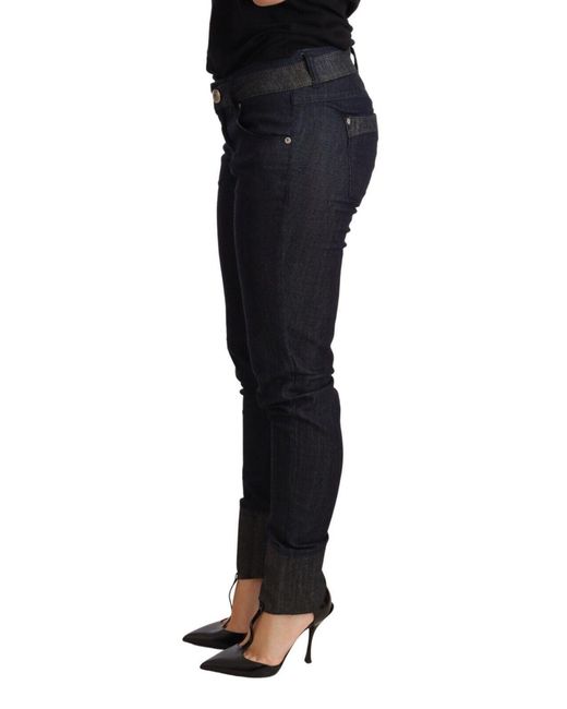 Ermanno Scervino Black Chic Dark Skinny Trouser Jeans