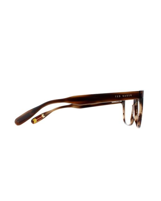 Ted Baker Black Efren Horn Eyeglass Frames