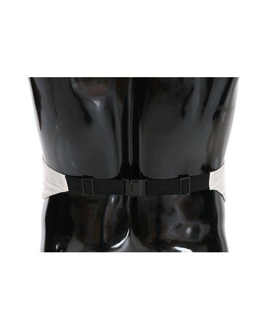 Dolce & Gabbana Black Waist Belt 100% Silk Cummerbund for men