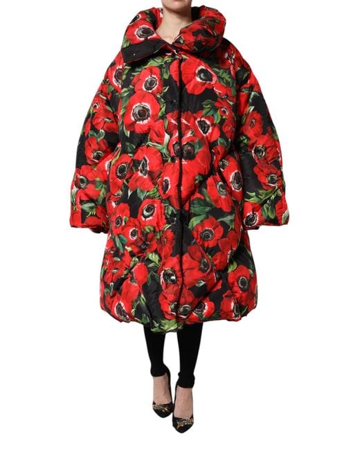 Dolce & Gabbana Red Winter Jackets