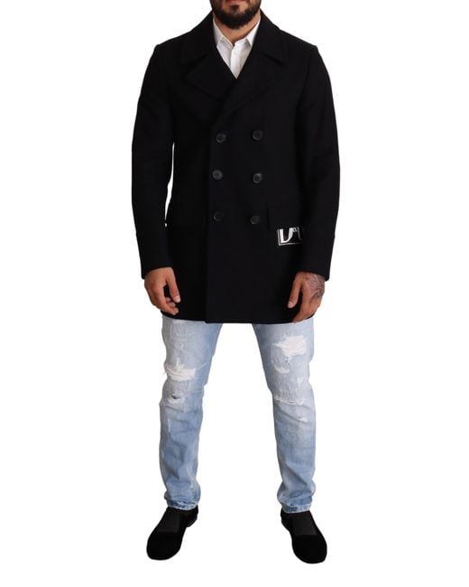 dolce and gabbana peacoat