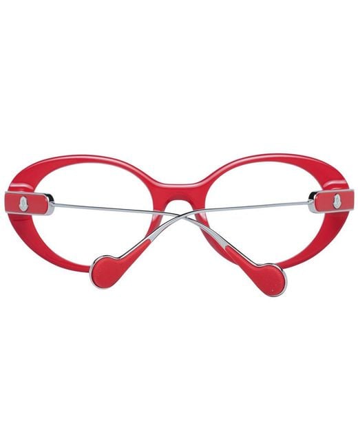 Moncler Red Metal & Plastic Glasses (Frames)