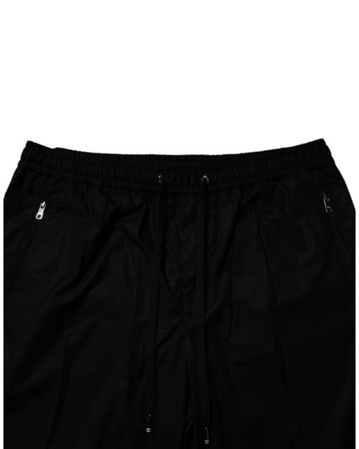 Dolce & Gabbana Black Casual Straightleg Pants for men