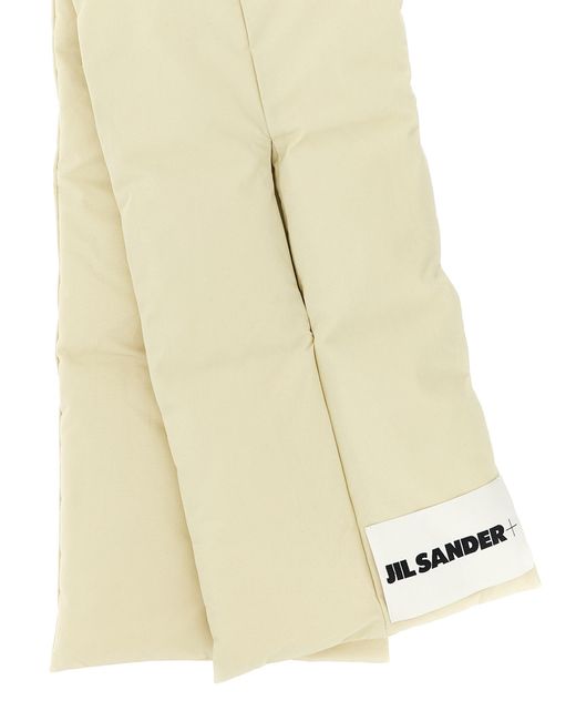 Jil Sander Natural 'Down Scarf 01' Scarf