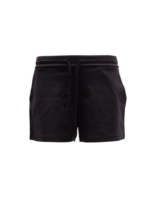Valentino Garavani Black Crepe Shorts