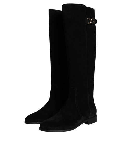 Dolce & Gabbana Black High Boots