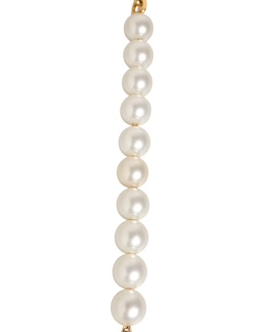 Dolce & Gabbana White Leather Chain Bag Accessory Shoulder Strap