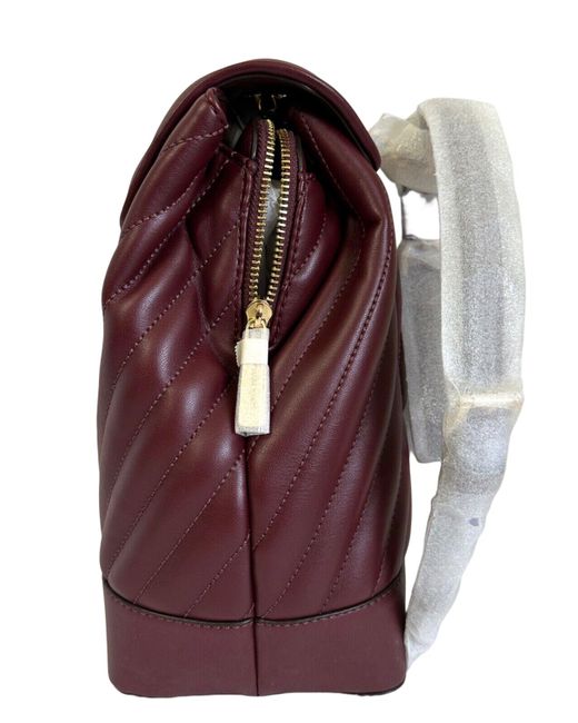 Michael Kors Rose Vegan Leather Chain Backpack in Red Lyst
