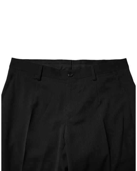 Dolce & Gabbana Black Dress Pants Classic Style for men