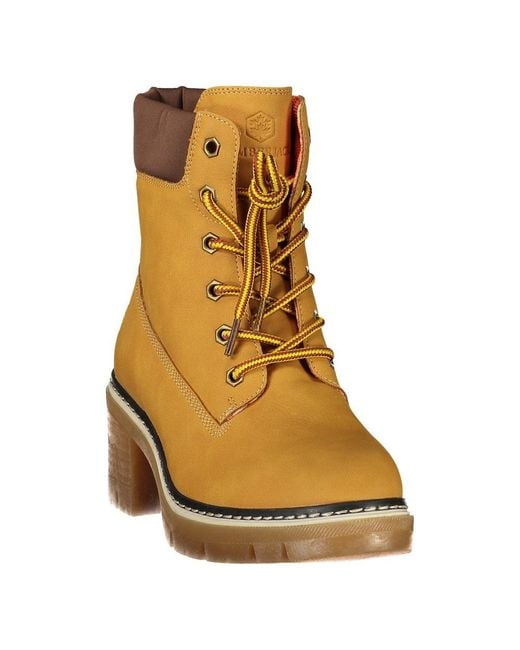 Lumberjack Brown Polyester Ankle Boots