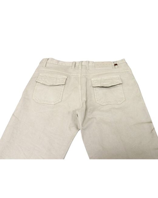 Gucci Natural Dirty Washed Casual Pants (G 46 30 Us) for men