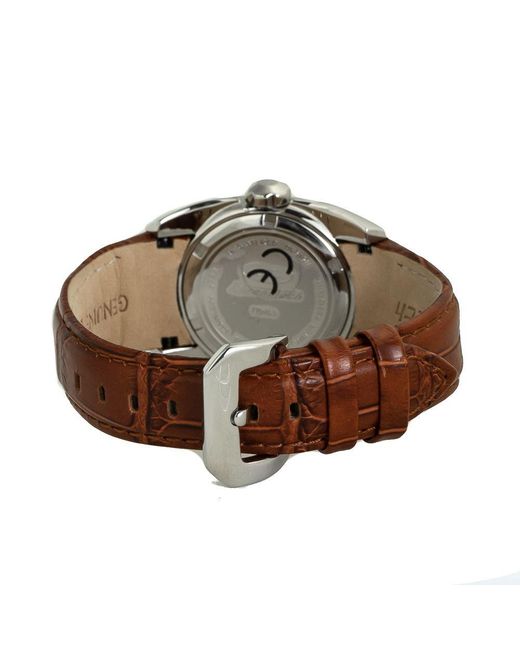 Chronotech Brown Leather Watch