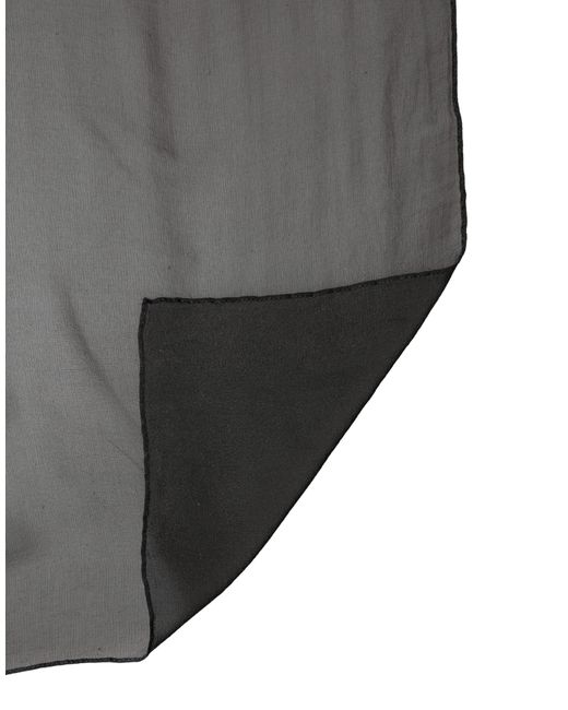 Dolce & Gabbana Black Silk Neck Wrap Shawl Stole 167Cm X 126Cm Scarf