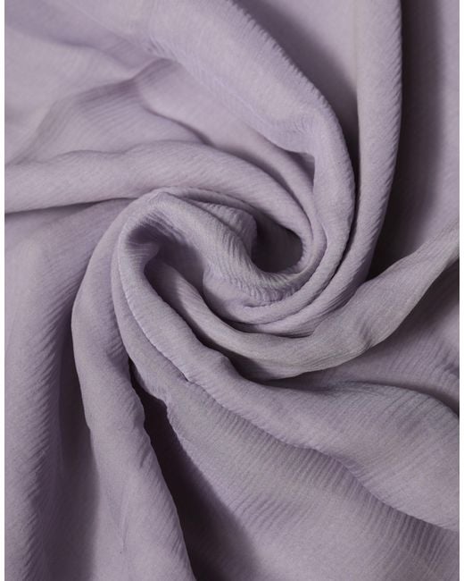Dolce & Gabbana Purple Silk Rectangle Wrap Shawl Scarf