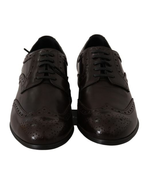 Dolce & Gabbana Black Laced Shoes