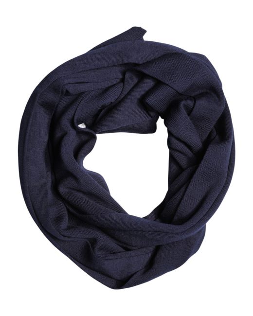 Dolce & Gabbana Blue Wool Dg Loves London Neck Wrap Scarf