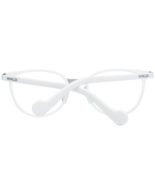 Moncler White Metal & Plastic Glasses (Frames)