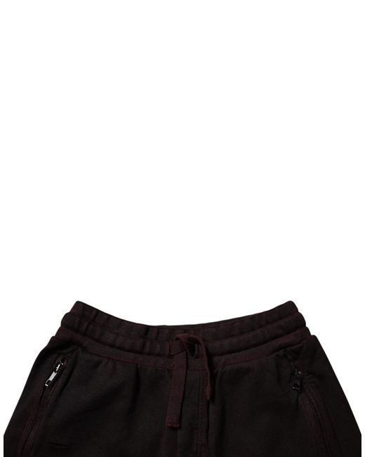 Dolce & Gabbana Black Distressed Casual Shorts for men