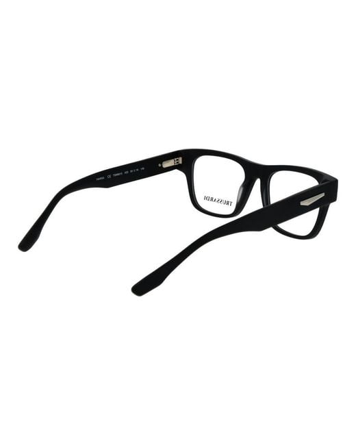 Trussardi Black Acetate Glasses (Frames) for men