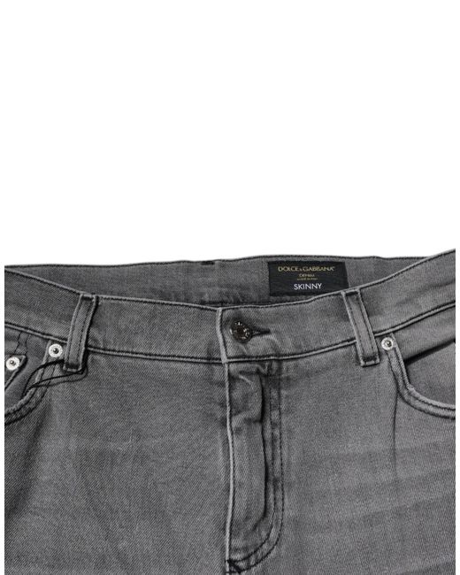 Dolce & Gabbana Gray Straight Jeans Love Is Style for men