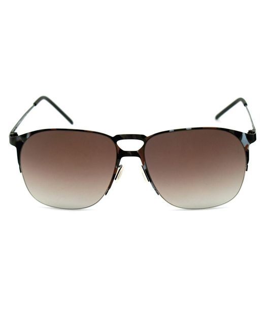 Italia Independent Brown Metal Sunglasses
