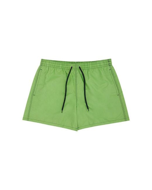 Malo Green Swim Trunks Solid Lime for men
