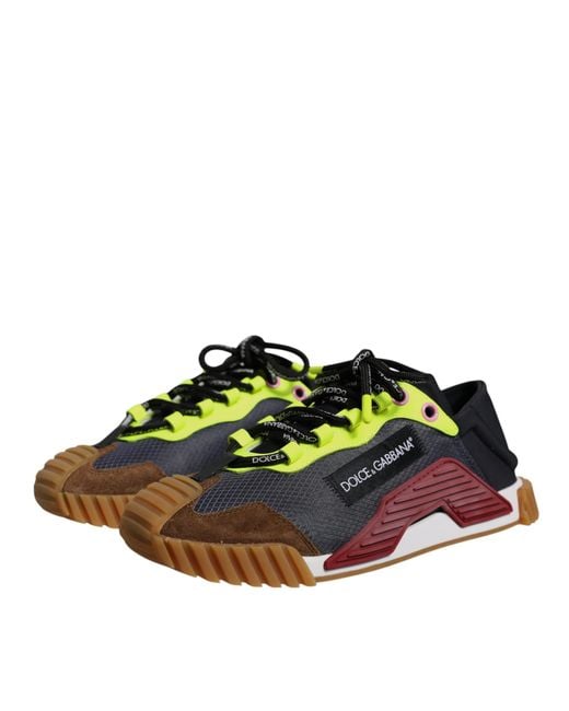 Dolce & Gabbana Green Low Top Sneakers for men