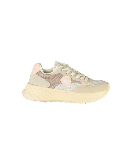 Blauer Natural Polyester Sneaker