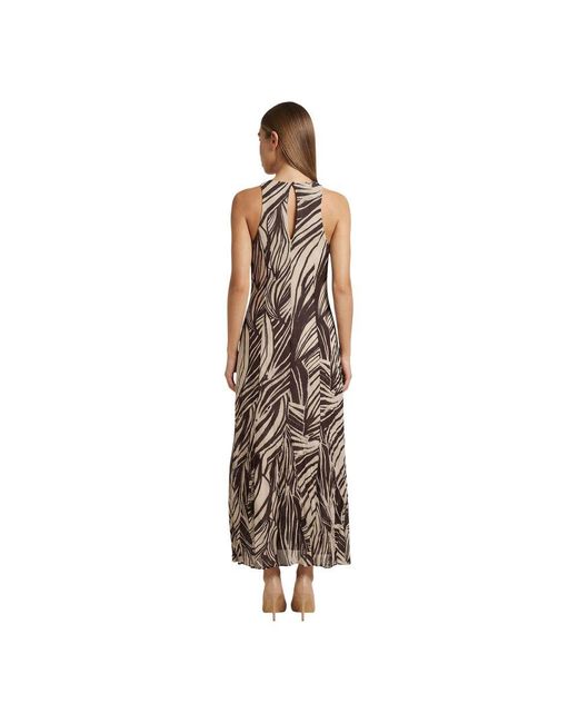 Guess Metallic Polyester Long Dress