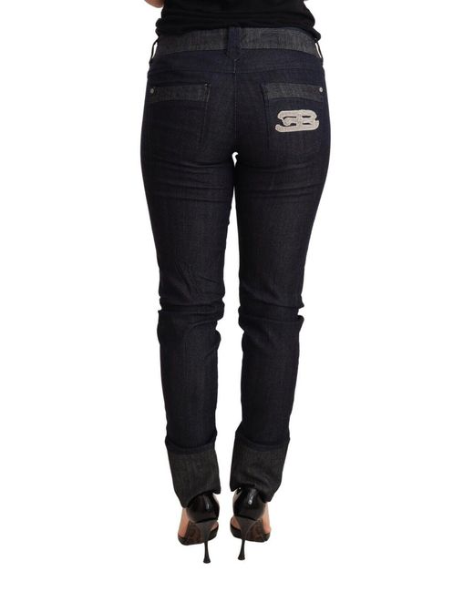 Ermanno Scervino Black Chic Dark Skinny Trouser Jeans