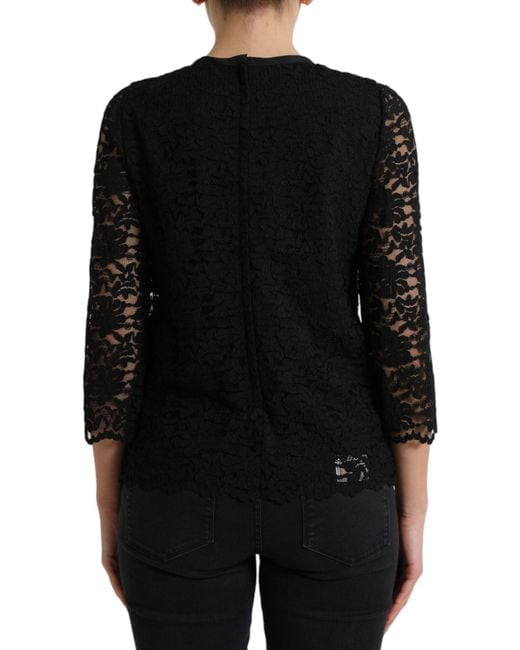 Dolce & Gabbana Black Blouses