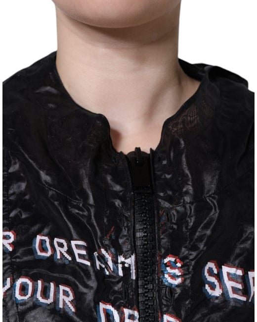 Dolce & Gabbana Multicolor Print Hooded Sweatshirt Sweater