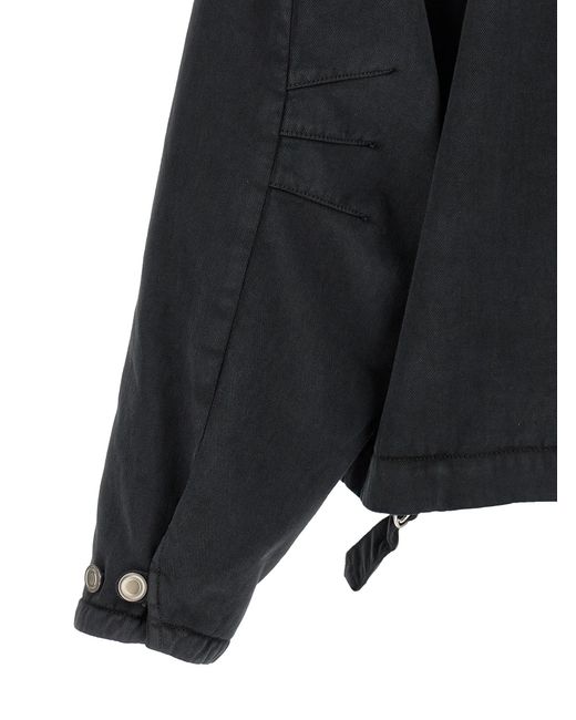 NAMACHEKO Black Cotton Shell Jacket for men