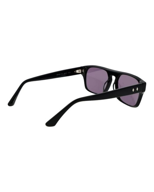 Web Black Acetate Sunglasses