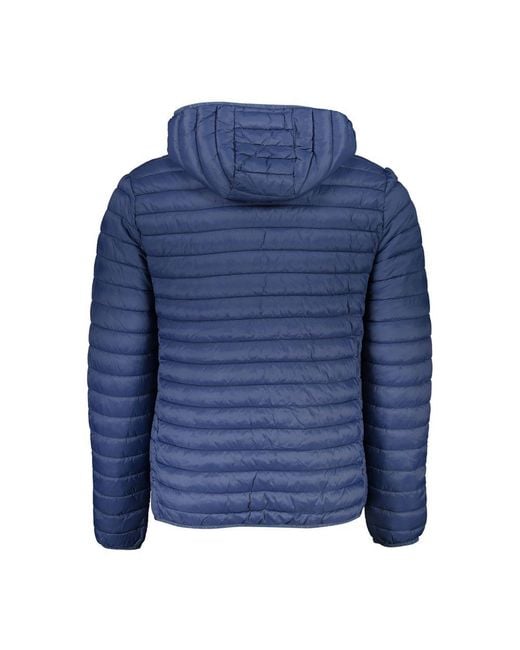 North Sails Blue Blu Poliammide Jacket for men