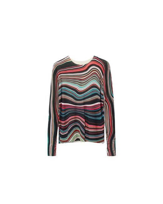 Desigual Black Turquoise Viscose Tops & T