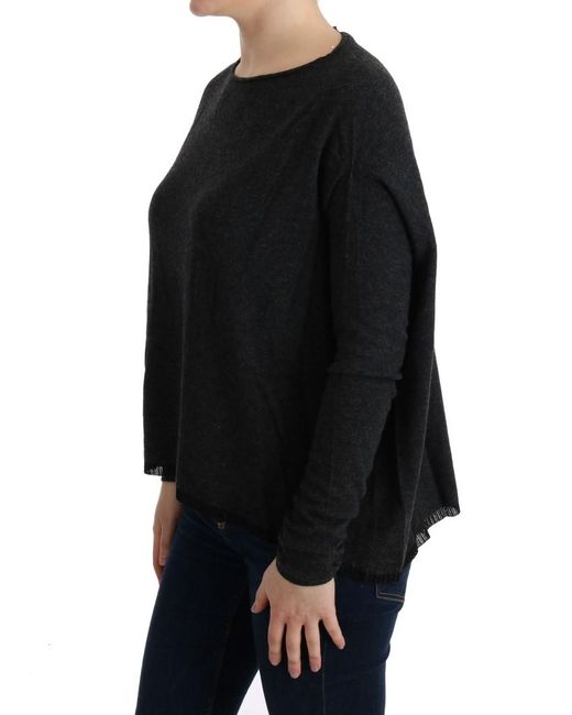 CoSTUME NATIONAL Black Viscose Knitted Sweater