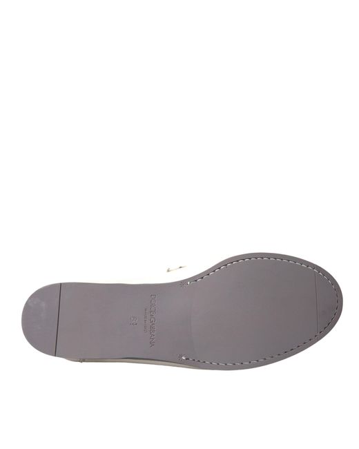 Dolce & Gabbana White Loafers for men