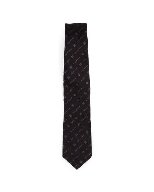 Givenchy White Silk Tie for men