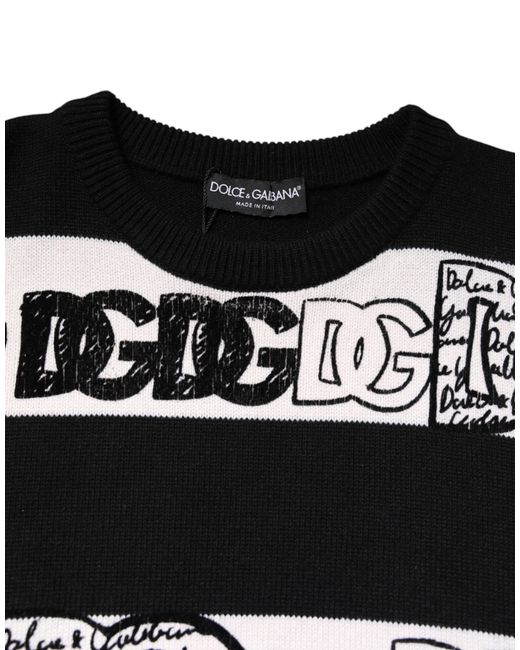 Dolce & Gabbana Black Logo Sweater